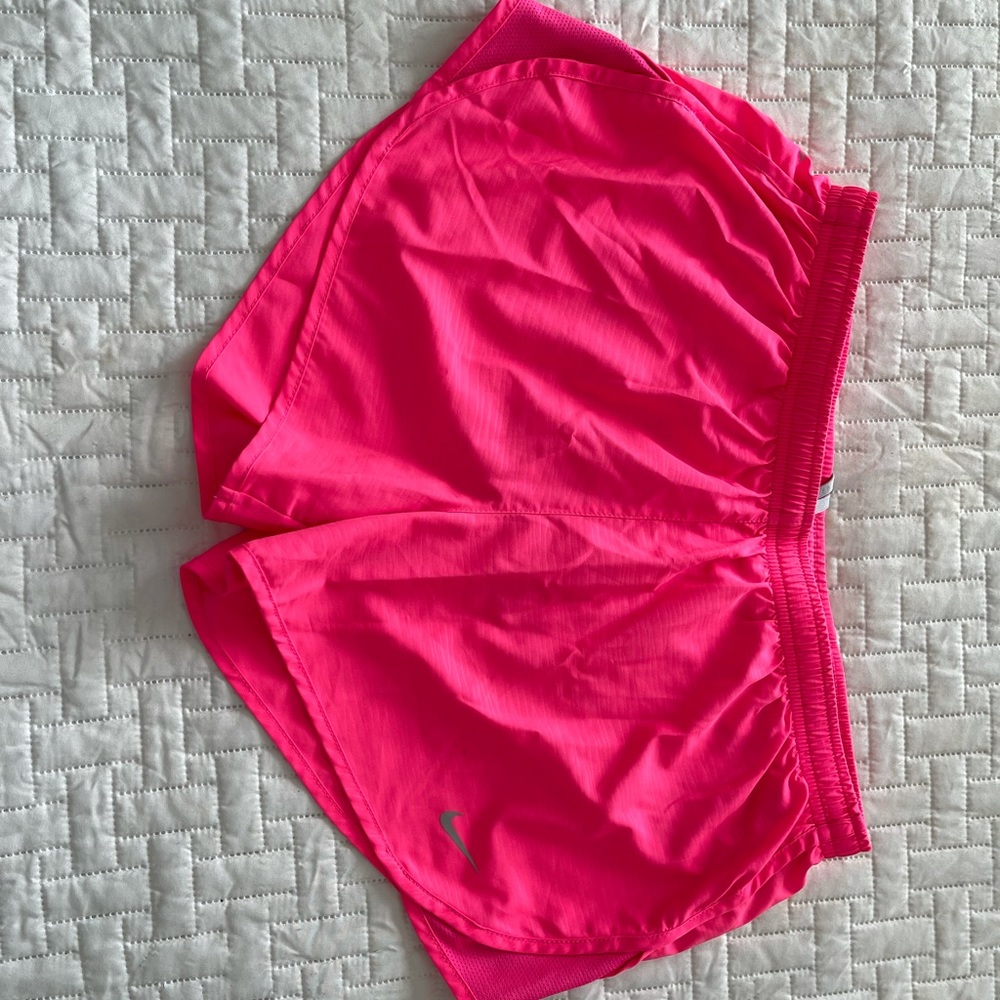 Nike dri fit shorts medium pink